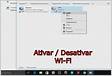 ﻿Ativar ou desativar o menu WiFi do Windows 10 ou CMD